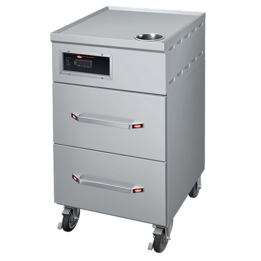 Product image #1 for Hatco HRDW-2 2-Drawer Electric Rice Drawer Warmer, 120V, Stainless Steel
