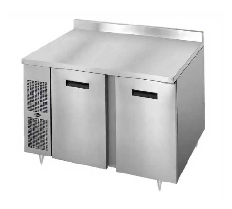 Product image #1 for Randell 48-Inch 2-Section Worktop Freezer with Stainless Steel Top, 3-Inch Backsplash, and Side-Mounted Self-Contained R290 Refrigeration