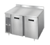 Thumbnail image #1 for Randell 48-Inch 2-Section Worktop Freezer with Stainless Steel Top, 3-Inch Backsplash, and Side-Mounted Self-Contained R290 Refrigeration