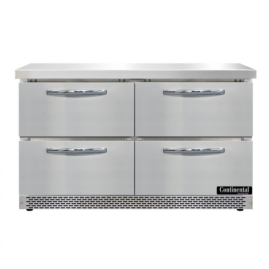 Product image #1 for Continental Refrigerator SWF48N-FB-D 48" Two-Section Worktop Freezer with Drawers and Front Breather