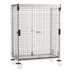 Thumbnail image #1 for Super Erecta Stainless Steel Security Unit with Sliding Doors, 52-3/4 x 28-1/2 x 62 Inches