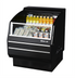 Thumbnail image #1 for Turbo Air Slim Profile Open Display Merchandiser with Solid Side Panels, 4.7 Cu. Ft., Black