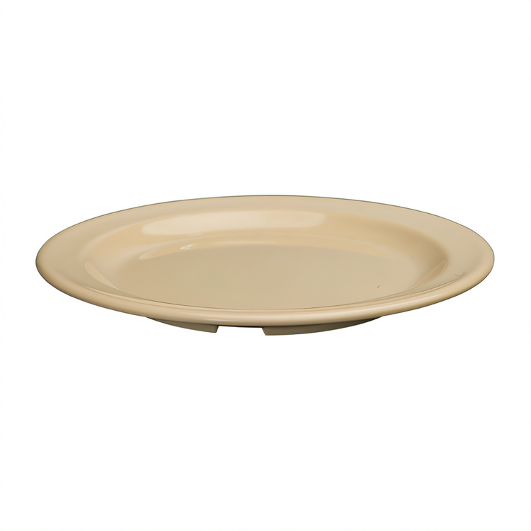 Product image #2 for Winco MMPR-7 7-1/4 Inch Round Tan Melamine Dessert Plate