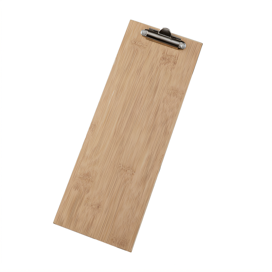 Product image #1 for Bamboo Clipboard Menu Card Holder