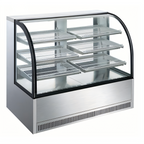 Thumbnail image #1 for Hurakan by Equip.me 59-Inch Full-Service Refrigerated Bakery Display Case with Curved Glass