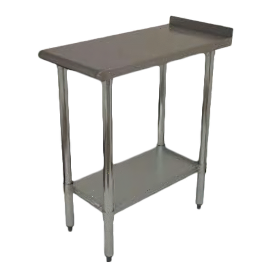 Product image #1 for Serv-Ware 18-Inch Wide Equipment Filler Work Table with 1-1/2-Inch Rear Up-Turn