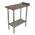 Thumbnail image #1 for Serv-Ware 18-Inch Wide Equipment Filler Work Table with 1-1/2-Inch Rear Up-Turn