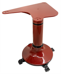 Omcan USA Pedestal Stand for Volano S37 Slicer with Cast Iron Base and Casters