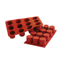 Silikomart Siliconflex 12-Cavity Cylinder Silicone Mold