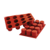 Thumbnail image #1 for Silikomart Siliconflex 12-Cavity Cylinder Silicone Mold