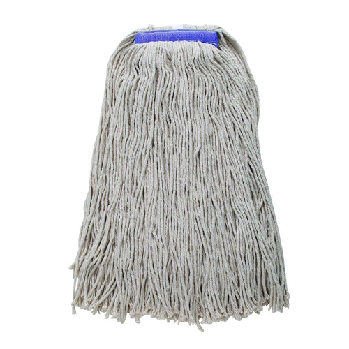 Product image #1 for Winco 32 oz Cut-End Wet Mop Head, 1-1/4 Inch Band, White