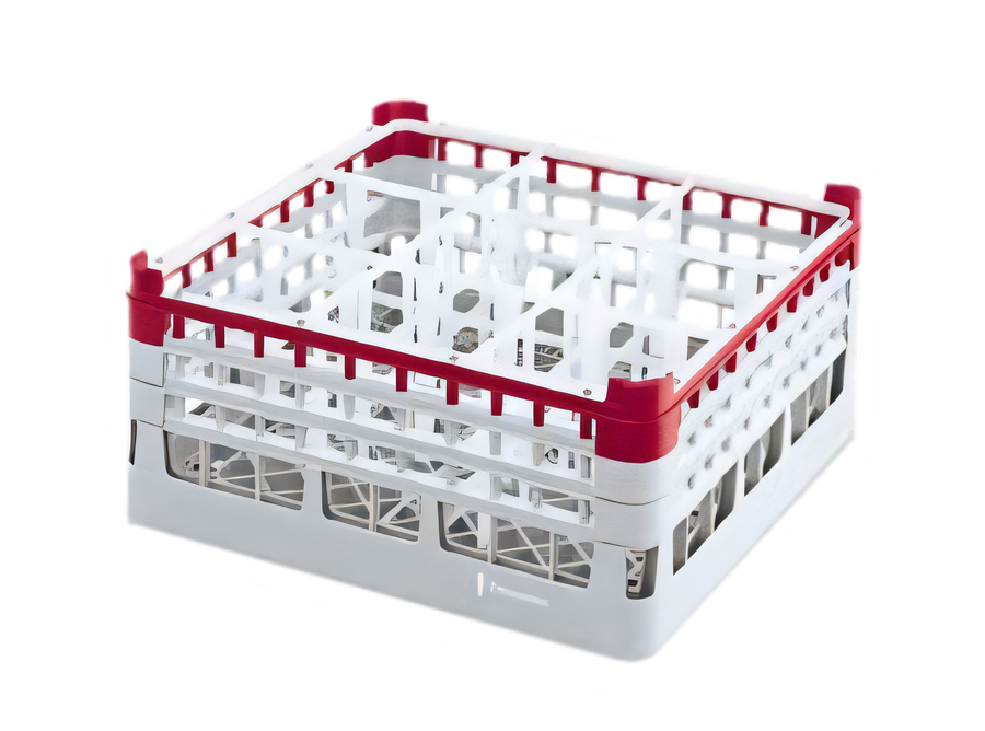 Product image #1 for Signature Full-Size 16-Compartment X-Tall Plus Compartment Glass Rack, Light Green