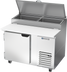 Thumbnail image #1 for 46-Inch One-Section Pizza Prep Table, 12 Cu. Ft., 1 Door, Side-Mounted Self-Contained R290 Refrigeration