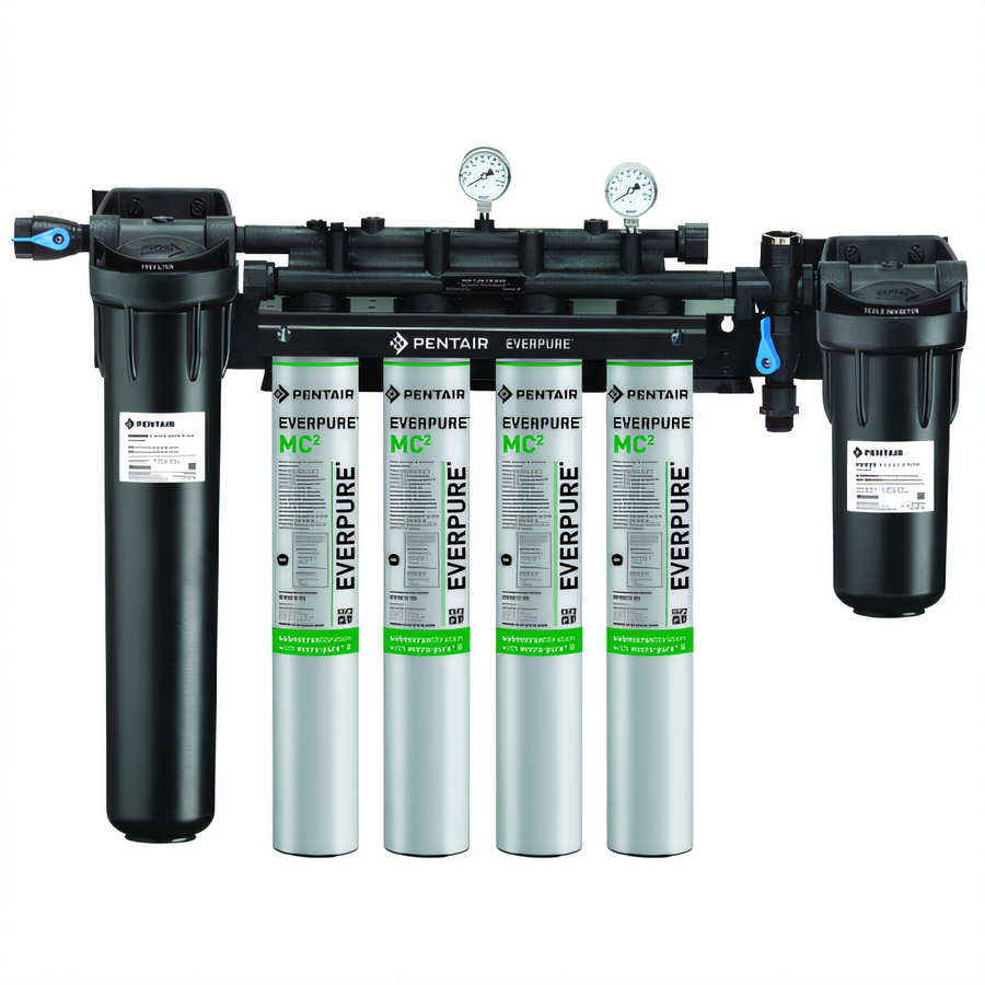 Product image #1 for Everpure CSR Quad-MC² Commercial Water Filtration System, 36,000 Gallon, 6.70 GPM