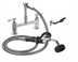 Thumbnail image #1 for Krowne Royal Series 19-208L Deck-Mount Utility Pre-Rinse Spray Assembly — 8-Inch Centers, 72-Inch Stainless Steel Hose