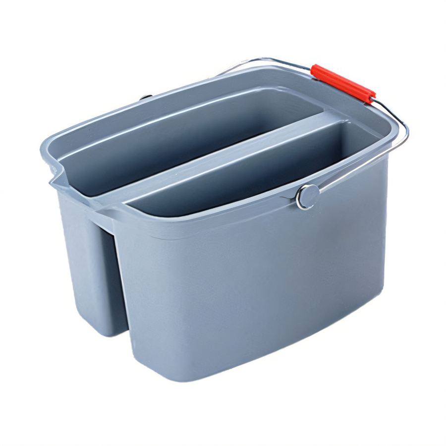 Product image #1 for Rubbermaid Commercial Double Pail Mop Bucket, 19 Quart, Gray