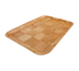 Thumbnail image #1 for Crestware 13 x 19 Inch Rectangular Woven Wood Serving Tray