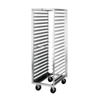 Thumbnail image #1 for Metro RD3N Mobile Single-Section End-Load Pass-Thru Aluminum Pan Rack, 40 14 x 18 or 20 18 x 26 Pan Capacity, 3-Inch Centers