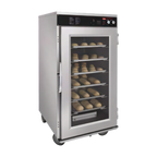 Thumbnail image #1 for Hatco Flav-R-Savor® FSHC-12W1 Humidified Holding Cabinet, Single Clear Door, 12 Full-Size Sheet Pans, Stainless Steel, Casters