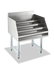 Thumbnail image #1 for Free Standing Stainless Steel 5-Step Raised Liquor Bottle Display Unit, 24-Bottle Capacity