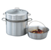 Thumbnail image #1 for Wear-Ever 8 Qt 3004 Aluminum Pasta Cooker / Vegetable Steamer Set