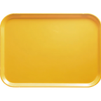 Thumbnail image #2 for Cambro Camtray® 1014171 Rectangular Fiberglass Cafeteria Tray, 10-5/8 x 13-3/4 Inches, Tuscan Gold Case of 12