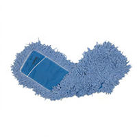48-Inch x 5-Inch Blended Twisted Loop Dust Mop Head, Blue