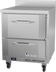 Thumbnail image #1 for Victory Refrigeration 27-Inch One-Section Stainless Steel Worktop Drawer Freezer, 2 Drawers, Rear-Mounted Self-Contained R290