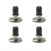 Thumbnail image #1 for BK Resources BK-SPRFAF-WH-4 Shelf Casters & Leveling Feet