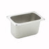 Thumbnail image #1 for Winco 1/9 Size 4-Inch Deep Solid Straight-Sided Steam Table Pan