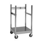 Thumbnail image #1 for AccuTemp SNH-11-00 Single-Unit Stainless Steel Steamer Support Stand with 5-Inch Casters for Evolution and Steam'N'Hold Units