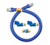 Thumbnail image #1 for Dormont Blue Hose 3/4-Inch x 48-Inch Moveable Gas Connector Hose Assembly with SnapFast Quick-Disconnect and Swivel MAX