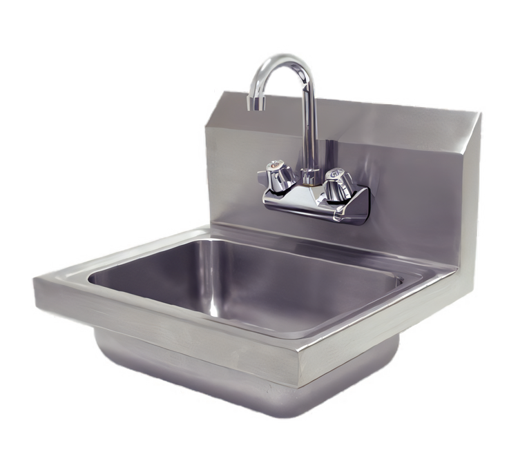 Product image #1 for Advance Tabco Special Value Wall-Mounted Hand Sink with Splash-Mounted Faucet, 14 x 10 x 5-Inch Bowl