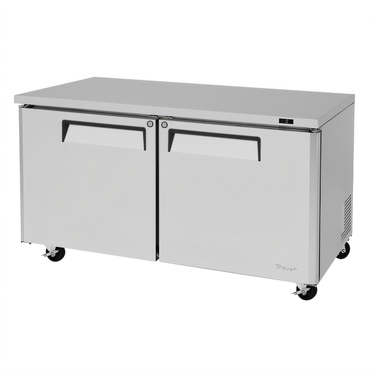 Product image #1 for Turbo Air M3 Series Two-Section Undercounter Freezer, 17.0 Cu. Ft., Self-Contained Rear-Mount