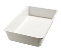 Balsam™ Full-Size Melamine Displayware Pan, Bavarian Cream, 4 Inch Deep