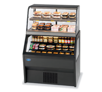Federal Industries Hybrid Self-Serve Hot Over Self-Serve Refrigerated Merchandiser, 48-Inch Wide