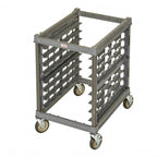 Thumbnail image #1 for Cambro UPR1826U8580 Undercounter Mobile Sheet Pan Rack, Composite Plastic, End-Loading, 3-Inch Spacing, 8 Full-Size/16 Half-Size Capacity