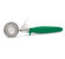 Thumbnail image #1 for Hamilton Beach Commercial #12 Stainless Steel Disher/Portion Scoop with Microban Ergo Handle, Green, 2-3 oz