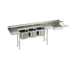 Thumbnail image #1 for Spec-Master SDTPL-124-14/3 Soiled Dishtable with 3-Compartment Pot Sink, 124