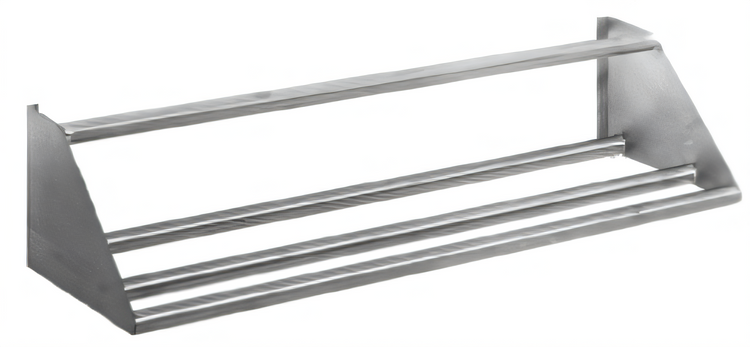 Product image #1 for Eagle Group Wall-Mounted Tubular Dishtable Rack Shelf, 42 x 15.5 x 12 Inches, All-Welded 304 Stainless Steel