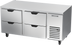 Thumbnail image #1 for Beverage-Air 67-Inch Two-Section Undercounter Drawer Refrigerator, 4 Drawers