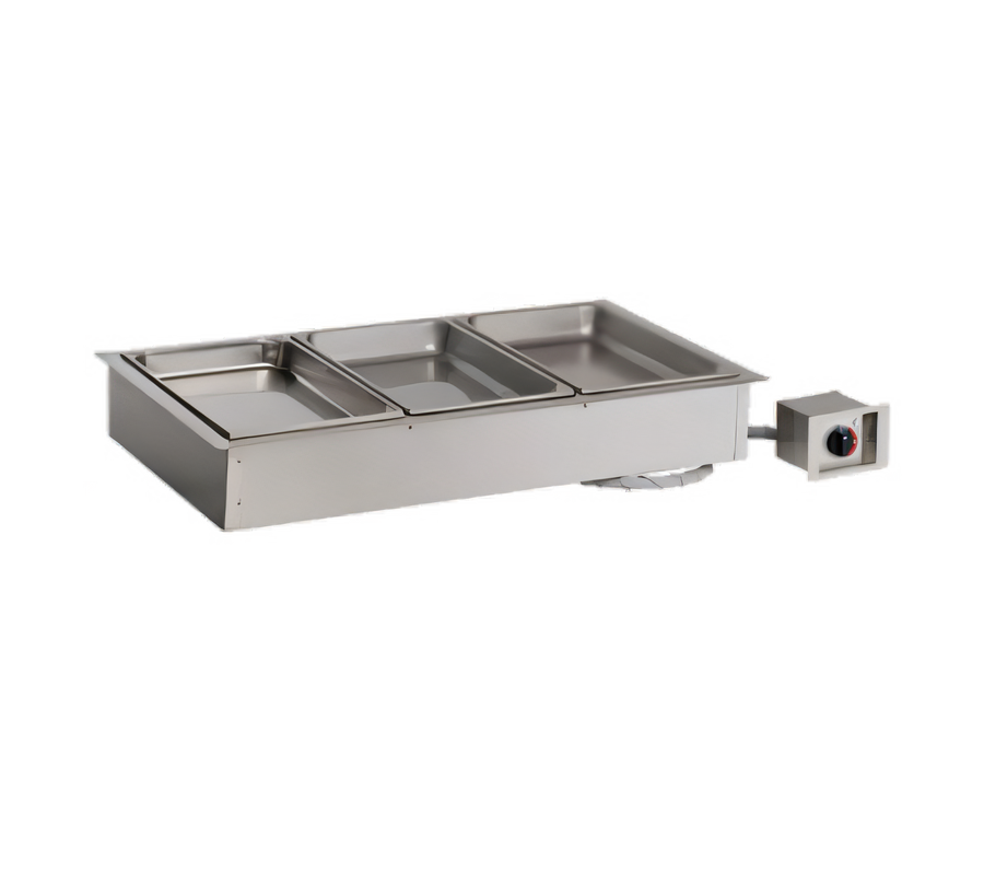 Product image #1 for Alto-Shaam Halo Heat Waterless 3-Well Drop-In Electric Hot Food Well Unit, Full-Size 12 x 20 Pan Capacity