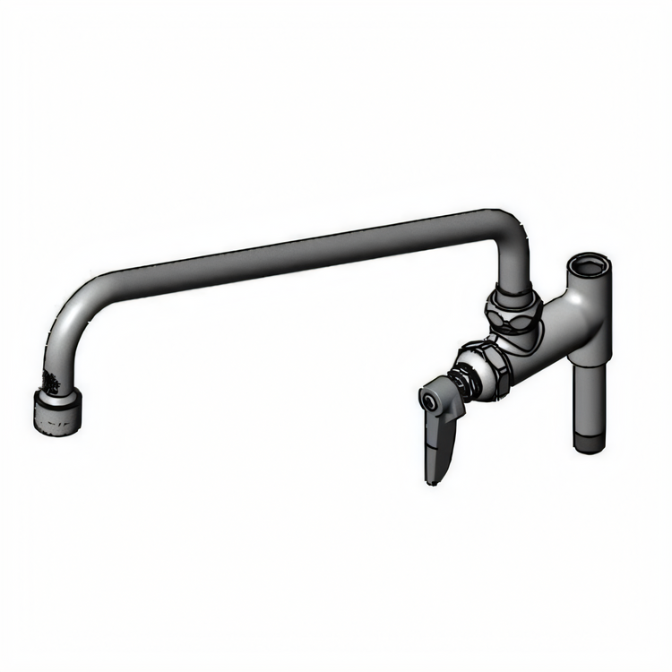 Product image #1 for T&S Brass B-0158-VF22 Add-On Pre-Rinse Faucet with 14-Inch Swing Nozzle and 2.2 GPM VR Aerator