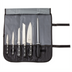 Thumbnail image #1 for Mercer Culinary Renaissance 7-Piece Knife Roll Set with 7-Pocket Roll Bag
