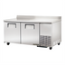 Thumbnail image #1 for True 67-1/4-Inch Deep Worktop Refrigerator with 2 Solid Doors and Self-Contained Side-Mount Refrigeration