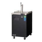 Thumbnail image #1 for Everest Refrigeration EBD1 One-Section Direct Draw Keg Refrigerator, 1 Half-Barrel Capacity, Single-Faucet Tower, Black Vinyl Exterior