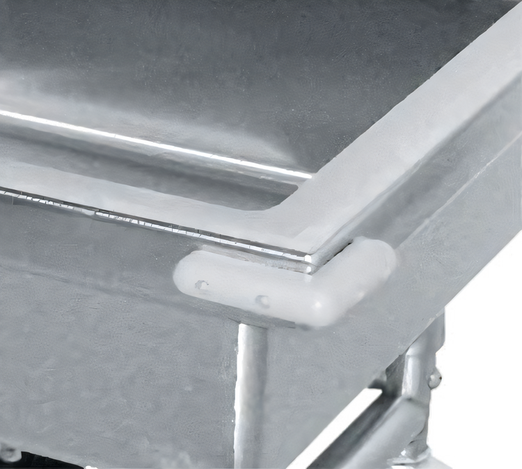 Product image #1 for Advance Tabco Set of 4 Corner Bumpers for Mobile Silver Soak Sinks and Mixer Stands