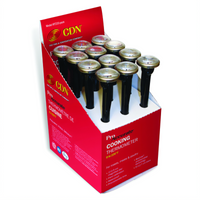 CDN Dial Pocket Thermometer Display Pack, 0°F to 220°F, 1-Inch Magnified Dial, 5-Inch Stem