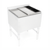 Thumbnail image #1 for John Boos Slim-Line Underbar Ice Bin/Cocktail Unit Lid with Bottle Well Holder, 48 x 18 Inch, 18/300 Series Stainless Steel