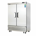 Thumbnail image #1 for Everest Refrigeration EBR2 Two-Section Bottom Mount Reach-In Refrigerator, 50 Cu. Ft., Stainless Steel